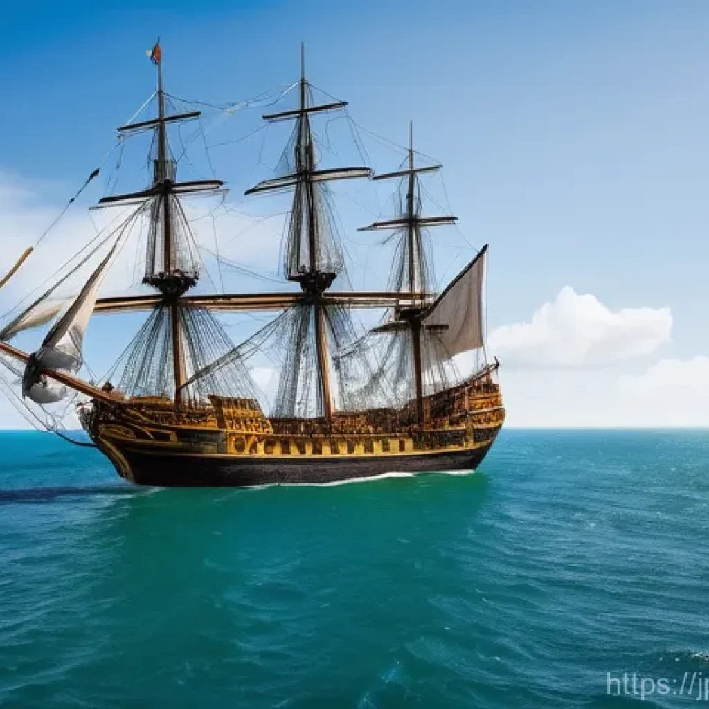 포르투갈 식민지 시대 브라질 - **Prompt:** "A vibrant illustration of the Portuguese navigator Pedro Álvares Cabral's fleet arrivin...